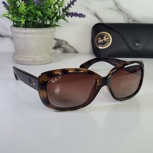 Ray-Ban Polarized Jackie OHH NEW. RB 4101 Women's Brown Sunglasses